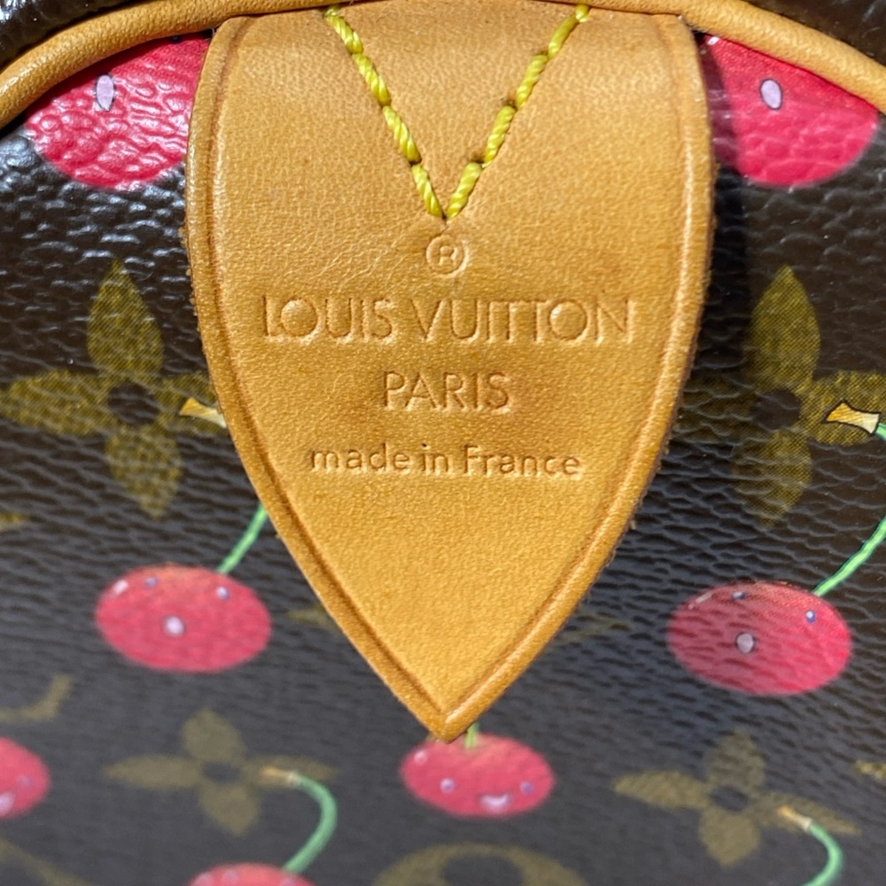 Louis Vuitton LV SPEEDY MONOGRAM CERISE BAG M95009 Cherry Murakami VGC PLS READ! - Picture 9 of 16